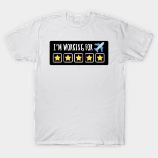 Working for Vacation , Clever Gift for ABA Therapists, Behavior Analysts, Work-Life Balance, Travel Gift, Funny Holiday Jokes. T-Shirt